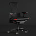 Vordere 3/4-Ansicht eines Herman Miller X G2 Esports Embody Gaming Chair.