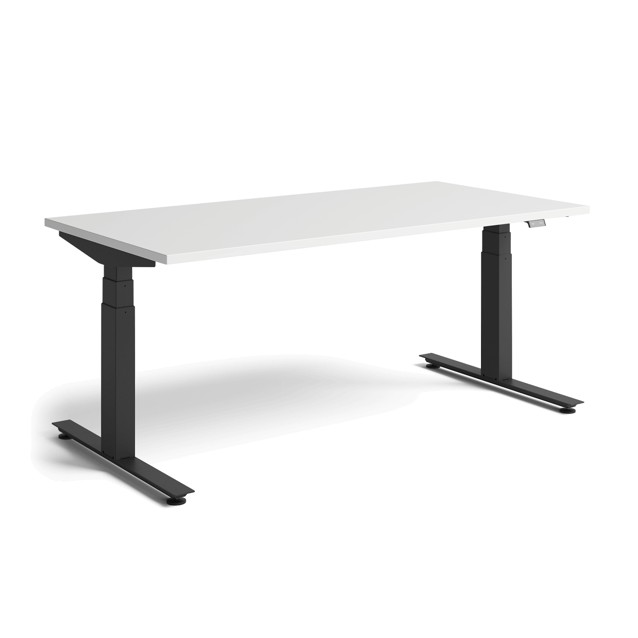 Nevi Gaming Schreibtisch - Weiß/Schwarz