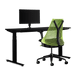 Herman Miller Gaming-Bundle mit Nevi-Schreibtisch, Ollin-Monitorarm und einem Sayl-Stuhl in Neongrün
